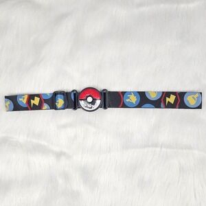 Pokemon Pikachu Seatbelt Belt Kids OS Black Fair Pokeball Buckle 2018 Nintendo